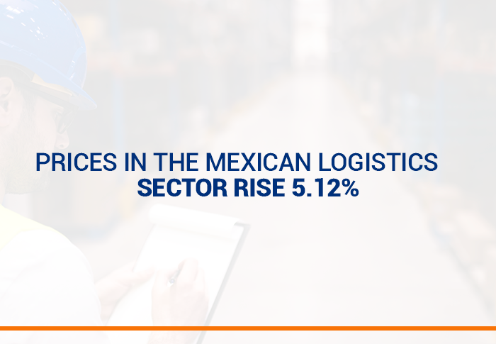 Prices in the Mexican logistics sector rise 5.12%￼